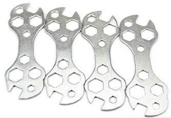 Multifunctional Flower Piece Mountain Bike Porous Wrench Repair Tool Porous Plum Blossom Bicycle External Hexagonal Wrench