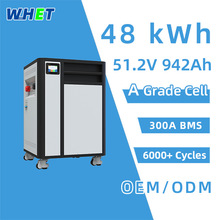 48V51.2V942AH Lithium Battery 30kw 50kw Home Energy Storage