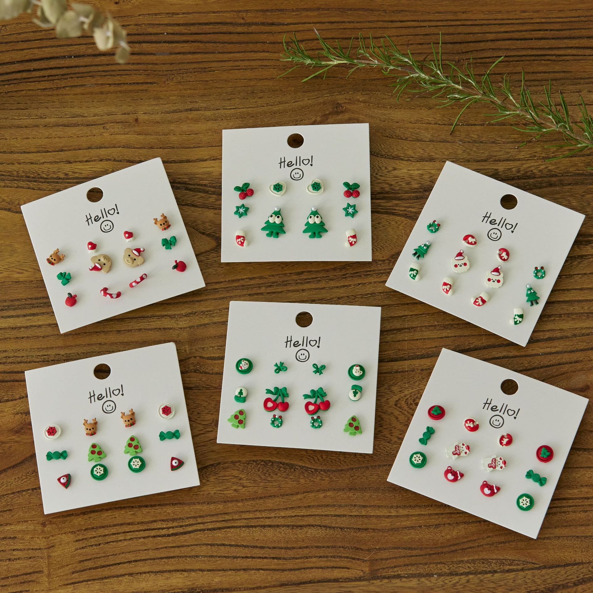 Winter earrings