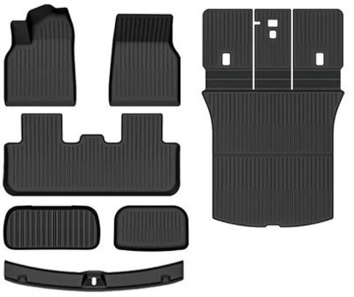 Front and Rear Trunk Mats — Modelə uyğun ayaqaltı - renewed-y-floor-mat-9-piece-set-trunk-sill-strip