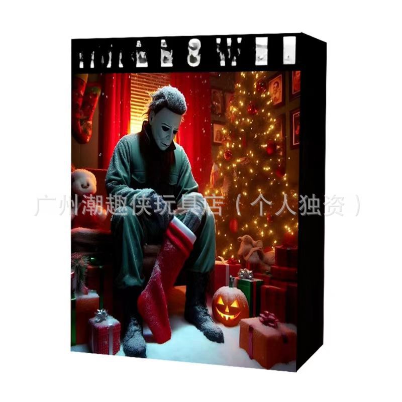 thumbnail image 1 of Calendario de Adviento de Navidad Nuevo calendario del día del juicio final de Halloween Adornos de caja sorpresa Nueva caja sorpresa de Halloween Juguetes creativos, 1 of 5