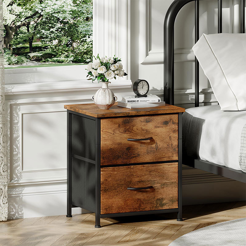 Mesa de tocador de madera maciza para comercio exterior transfronterizo, mesita de noche, cómoda para apartamentos pequeños.