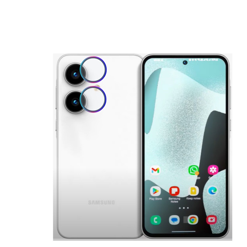 Aplicable a Samsung A36 película de lente Galaxy cámara trasera 3D serigrafía transparente anillo protector de vidrio adhesivo image 4