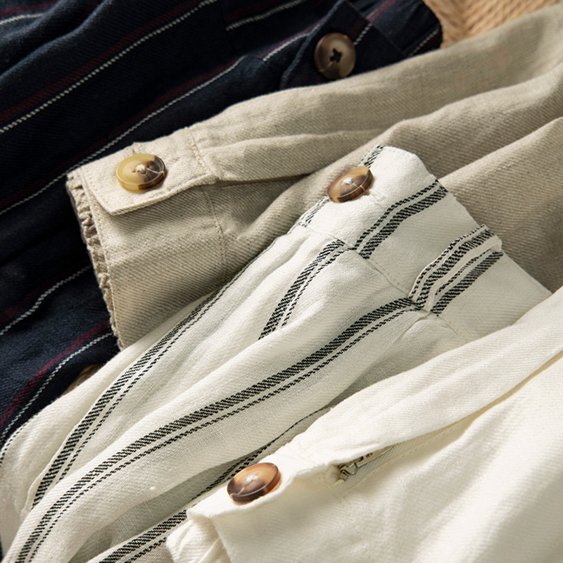 Island Country Single Penny Quality Tencel Linen Comfortable Slimming High Waist Wide Leg Straight Artistic Casual Pants Linen Pants Women