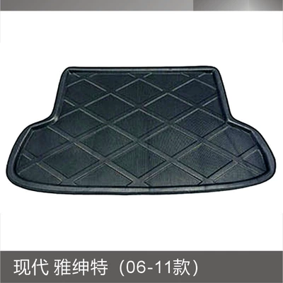 [Foreign Trade Version] Hyun.Dai Accent Verna Modern Accent 06-11 Trunk Mat (Trunk Mat) - hyundai-accent-06-11-models-black