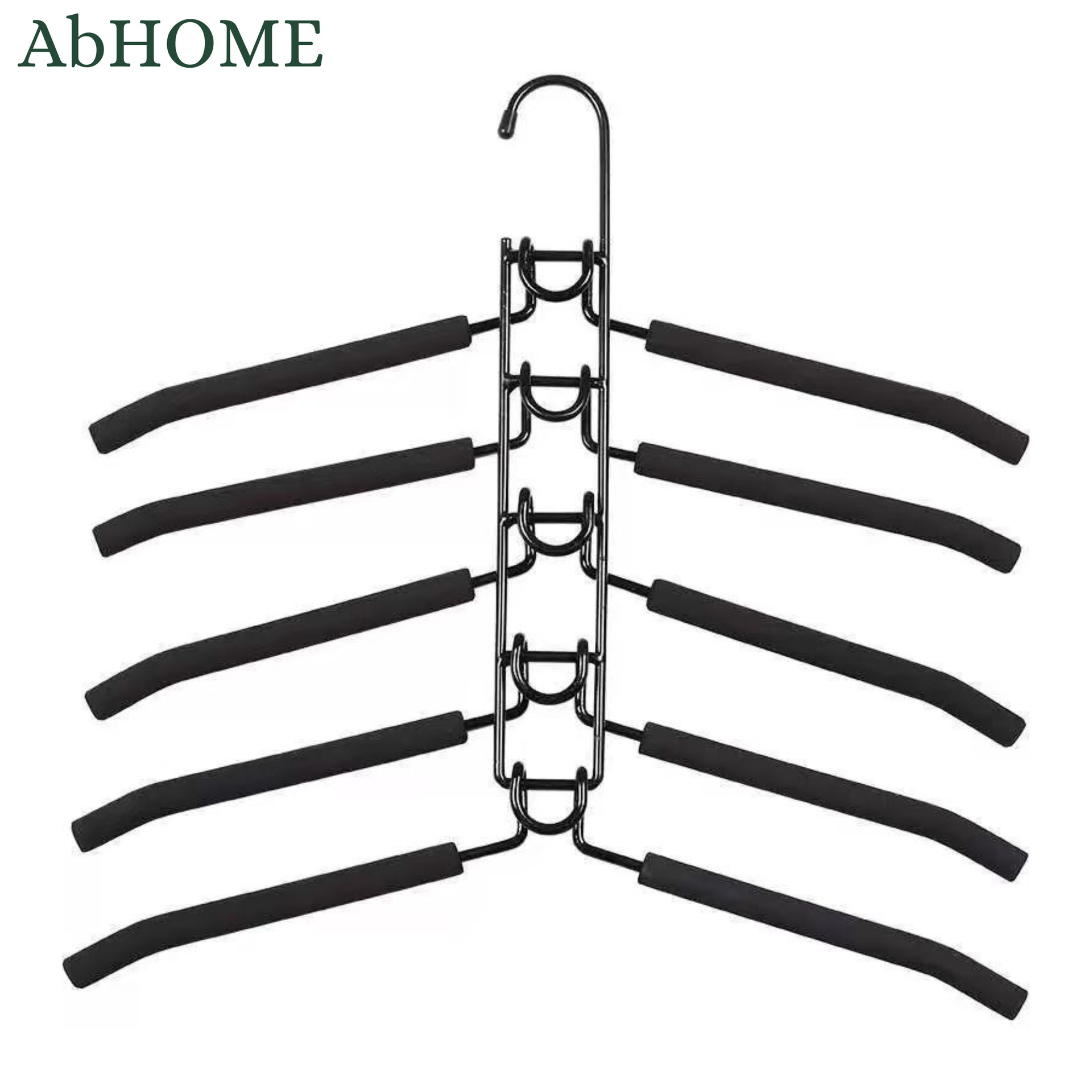 Cross-Border Foam Multi-Layer Magic Clothes Hanger Household Removable Clothes Rack Wardrobe Storage Artifact Trouser Rack Clothes Support
