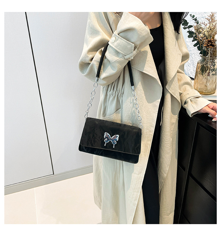 Modische und einfache Schleife Handheld Unterarm Damen 2024 Neue Stil Kette Mode Single Schulter Pendler Kleine Quadrat_voghion.com