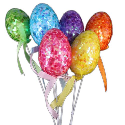 Easter egg cutting plug-in 4*6cm Easter decorative eggs Children's Easter gift