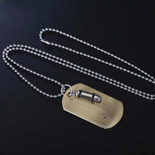 Wholesale Fashionable & Unique Western-Style Accessories: U.S. Military-Style Men's Necklace and Sweater Chain