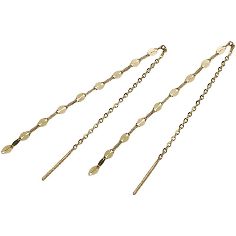 Long earrings with tassels, European style, high-quality style