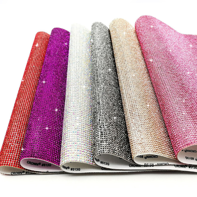 厂家批发玻璃水钻贴背胶烫钻自粘贴汽车装饰钻片diy饰品配件贴钻