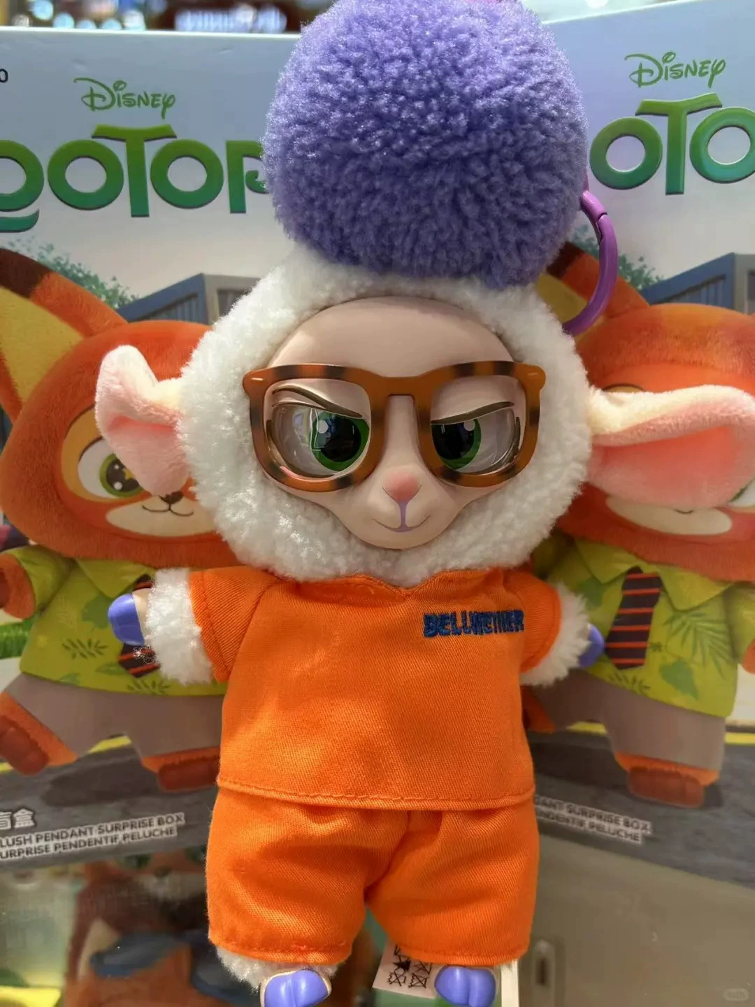 Мягкая игрушка-брелок (Zootopia), подвеска для рюкзака/сумки, 13 см, 0,13 кг
