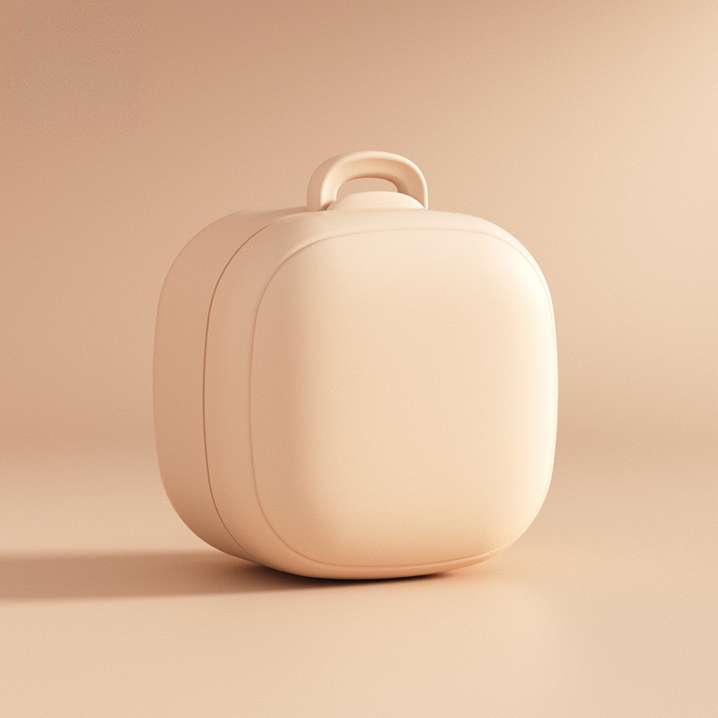 BY039 caja de silicona-albaricoque