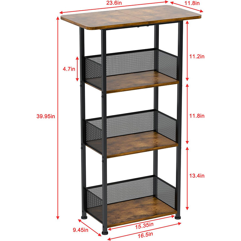 Scaffale espositivo per vino a tre ripiani da pavimento_voghion.com