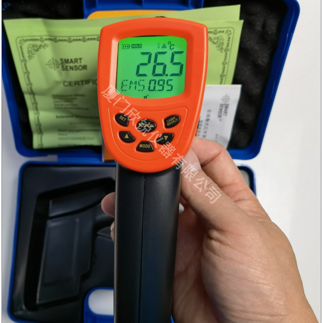 希玛AR882+迷你式红外测温仪非接触红外温度计AR882+