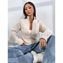 H 76332 Fleece Cardigan Hoodie ҡ���޿������¿羳����ͨ