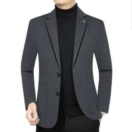 春秋季新款男士外套2027西装中青年男式休闲西服修身外套便服单西