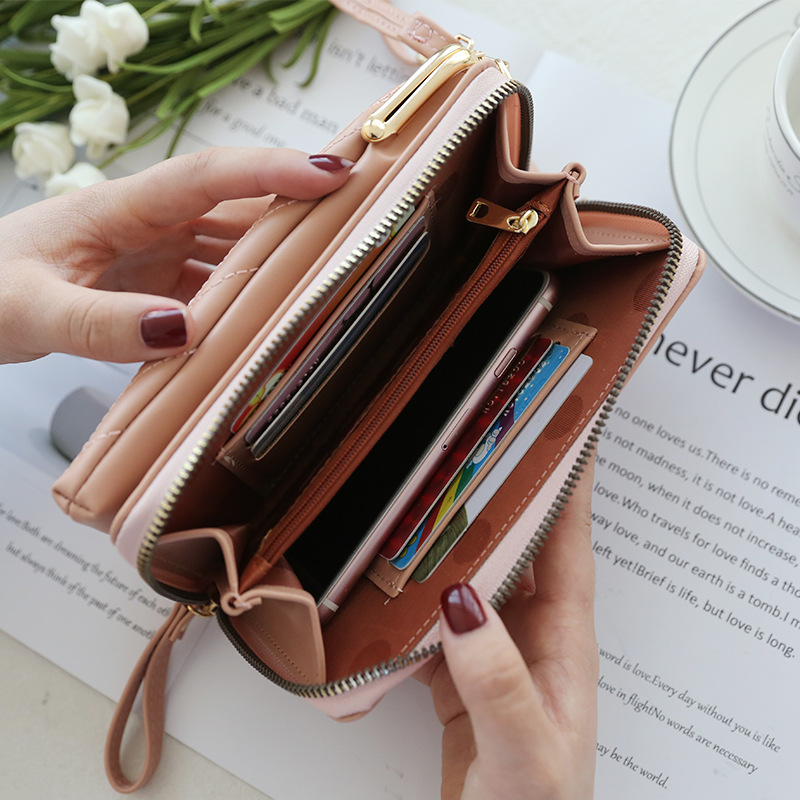 Monedero Elegante y Moderno, Nuevo Modelo de Verano Transfronterizo, Moda Coreana, Retro, Fresco, Bolso Bandolera para Teléfono Estilo Chanel