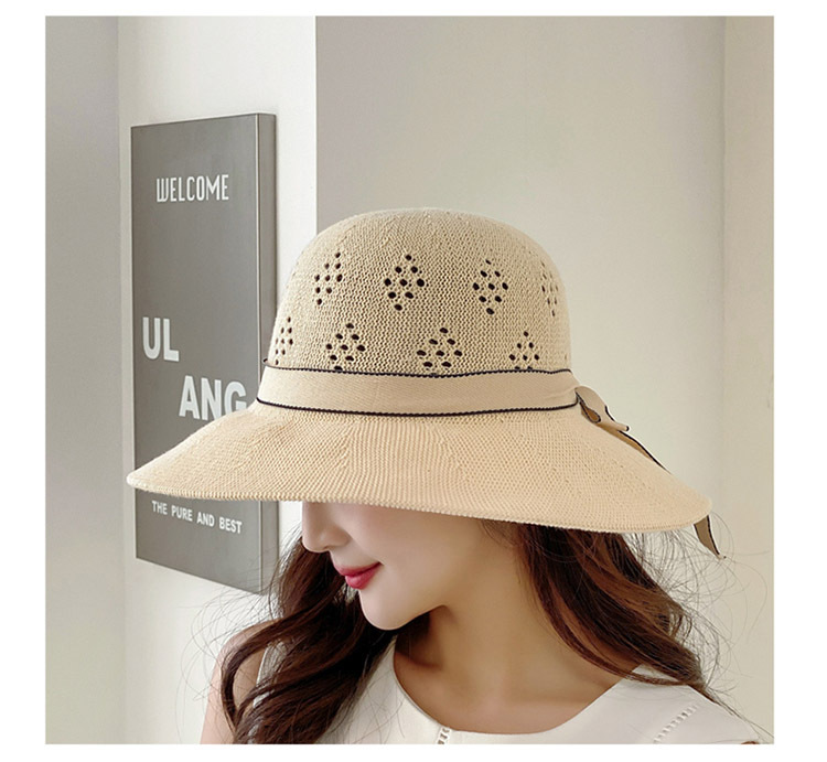 Women's Simple Style Solid Color Wide Eaves Sun Hat display picture 1