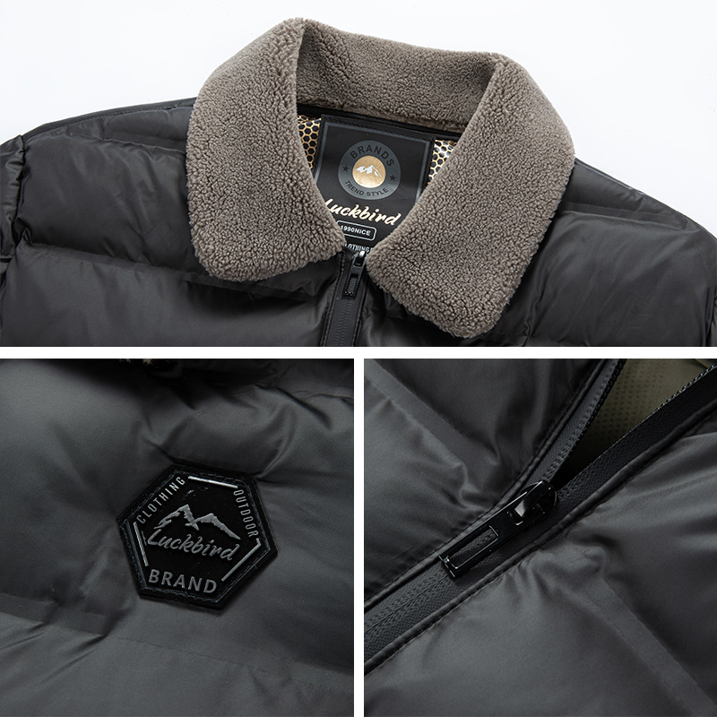 Chaqueta Acolchada Térmica para Hombre de Algodón y Poliéster, Térmico, para Ocio