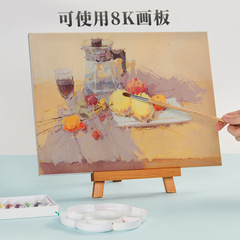 Beech small easel wholesale desktop desktop mini drawing board portable works decorative oil painting ornaments photo frame triangle