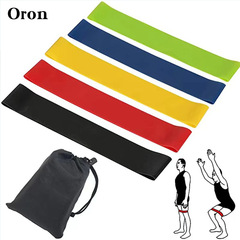 Yoga Resistance Band Fitness Elastic Band Pull-up Band Resistance Thin Ring Glute Training Latex Elastic Ring Cross-border Supply