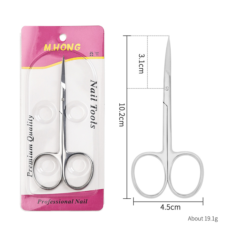 Curved Russian style dead skin scissors-02
