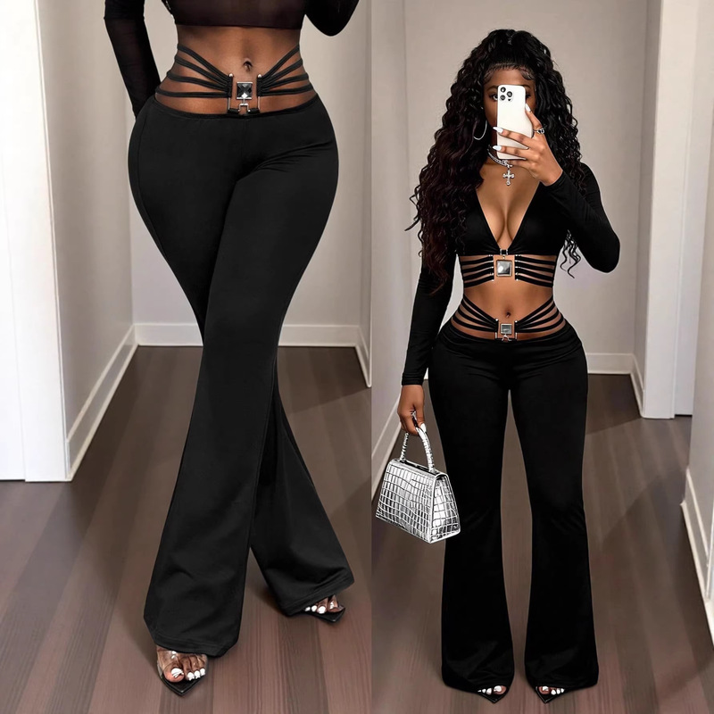 2026 Autumn New Style Pants Amazon Black Tummy Control Butt-Lifting Flared Pants for Sports and Outdoor Wear, Slimming and Form-Fitting Long Pants 2026 Autumn New Style Pants Amazon Black Tummy Control Butt-Lifting Flared Pants for Sports and Outdoor Wear, Slimming and Form-Fitting Long Pants