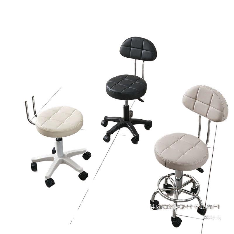 Fábrica directa silla de bar bar trasero móvil casa belleza corte de pelo elevación giratoria banco polea de recepción image 5