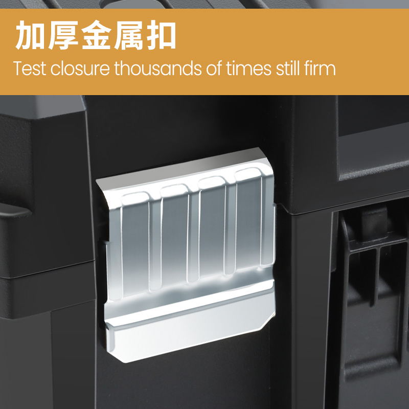 Caja de mantenimiento apilable airaj Caja de herramientas de hardware Caja de almacenamiento Caja de mantenimiento plegable de tres capas gran capacidad super grande