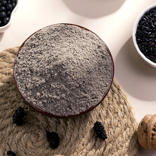 Early morning beverage meal replacement powder, 600g canned, black bean powder, black sesame porridge, black sesame walnut mulberry powder