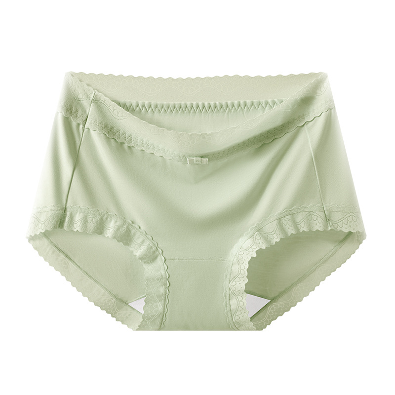 2025 primavera y verano nuevo estilo sin costuras bragas de cintura media pantalones ondulados seda antibacteriano entrepierna primavera y verano calzoncillos para mujer image 9