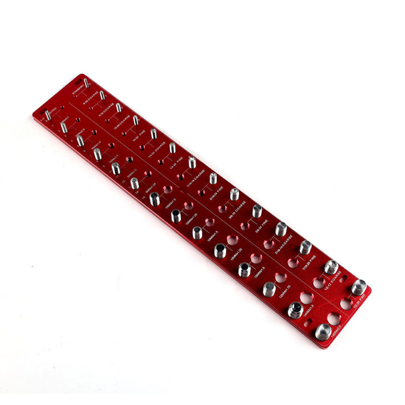 28-Hole Screw Nut and Bolt Thread Checker Screw Measuring Gauge Male Nut Checker