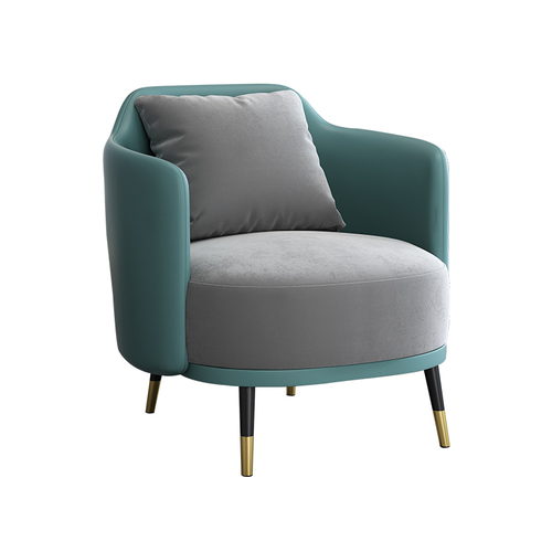 Light luxury single hotel lobby balcony sofa chair sales office beauty salon rest area reception negotiation table and chair combination