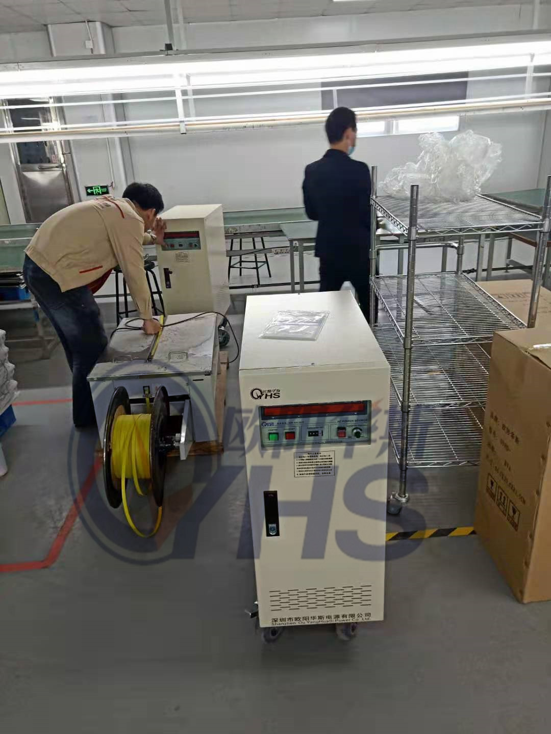 ŷ����˹��̨10KW��Ƶ��Դ��������ʯ�ҿͻ��ֳ�������LED��Ʒ