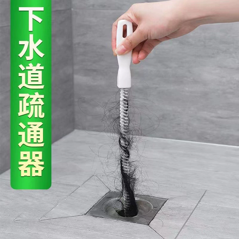 Щетка для чистки канализации для земснаряда Специальный инструмент Артефакт Туалет Ванная комната Слив для пола Щетка для чистки волос