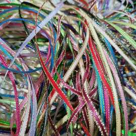 0.3厘米金边双面3毫米丝带吧唧托编绳手工装饰书签diy编发细带5码