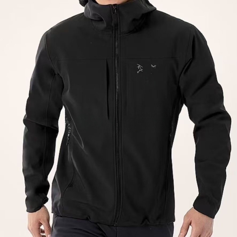 Birdhouse's New Embroidered High-Quality Gammamx Softshell Hooded Jacket Business Coat for Men and Women