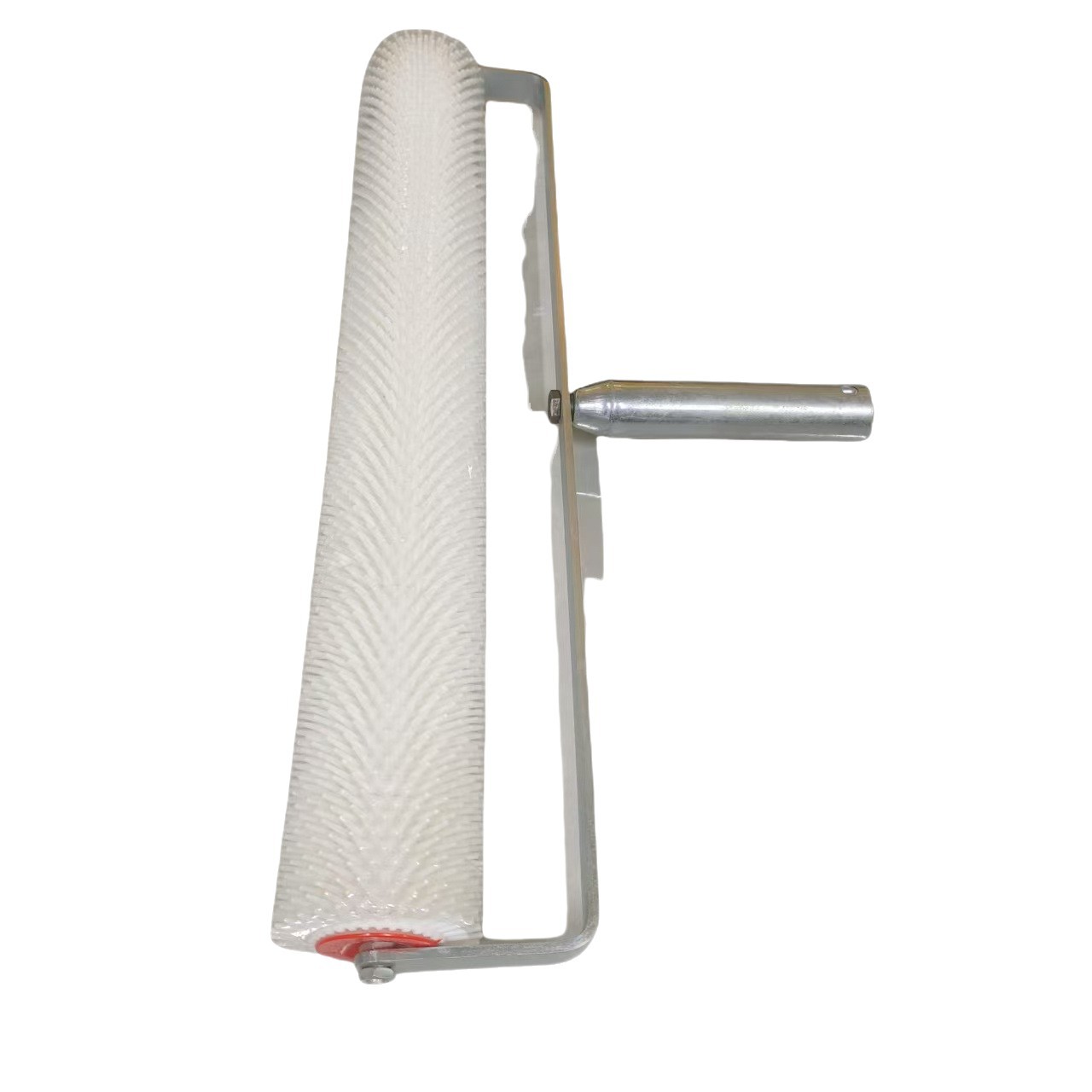 Cepillo de rodillo antiespumante autonivelante de cemento de 20 pulgadas, herramienta de construcción autonivelante, cepillo de rodillo de desaireación con rodillo de acupuntura