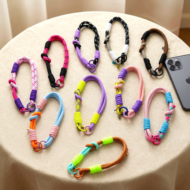 New Double-Buckle Woven Bracelet Keychain Phone Case Lanyard Backpack Decoration Accessories Water Bottle Doll Pendant Wholesale New Double-Buckle Woven Bracelet Keychain Phone Case Lanyard Backpack Decoration Accessories Water Bottle Doll Pendant Wholesale