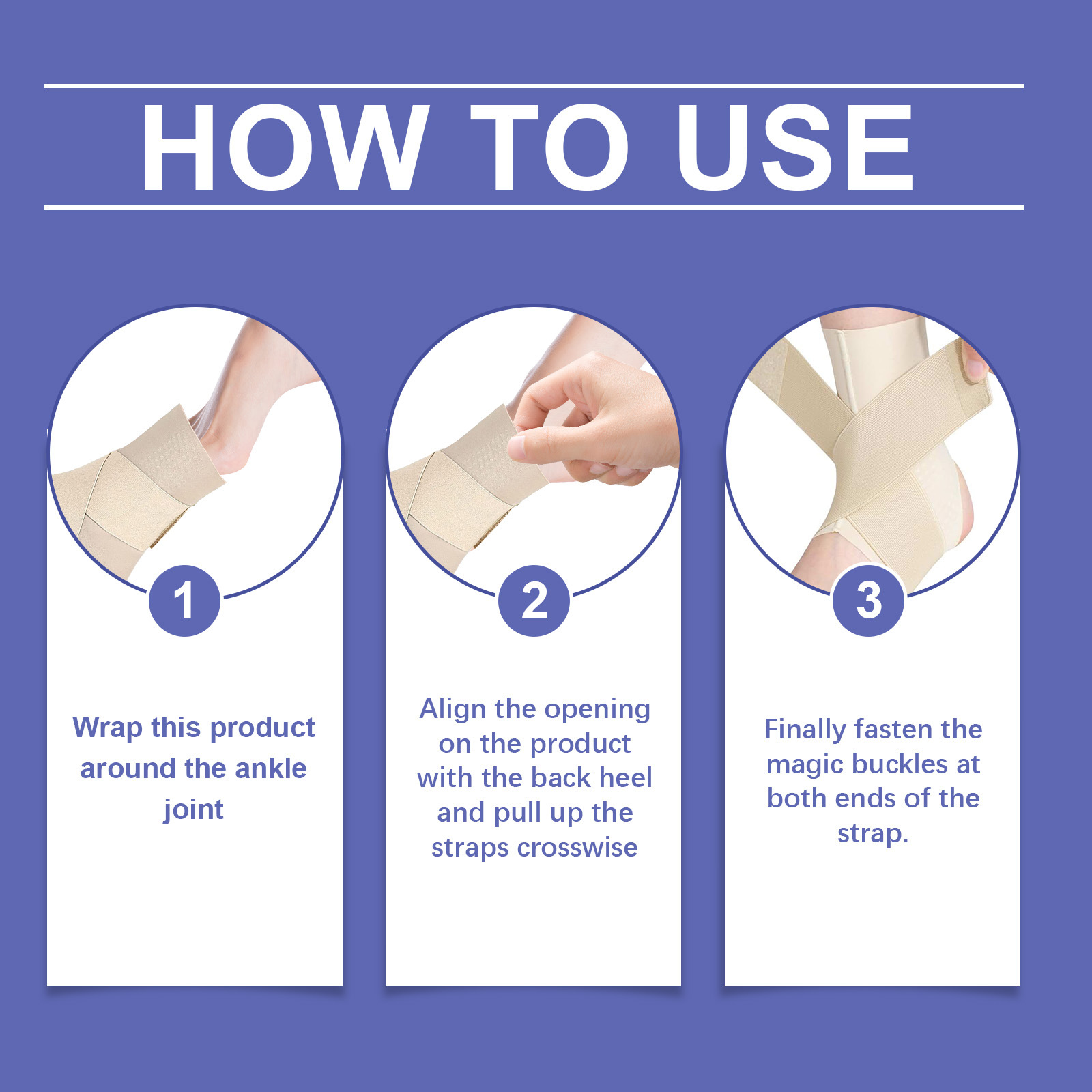 Supporto per piede, supporto per piede per sport all'aria aperta, supporto per piede, cinghia di supporto per piede_voghion.com