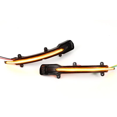 Suitable for Audi Q5 Q7 Sq5 Sq7 8R Rearview Mirror Flowing Water Modification Rearview Mirror Streamer Flowing Water Turn Signal (Dönmə işıqları)