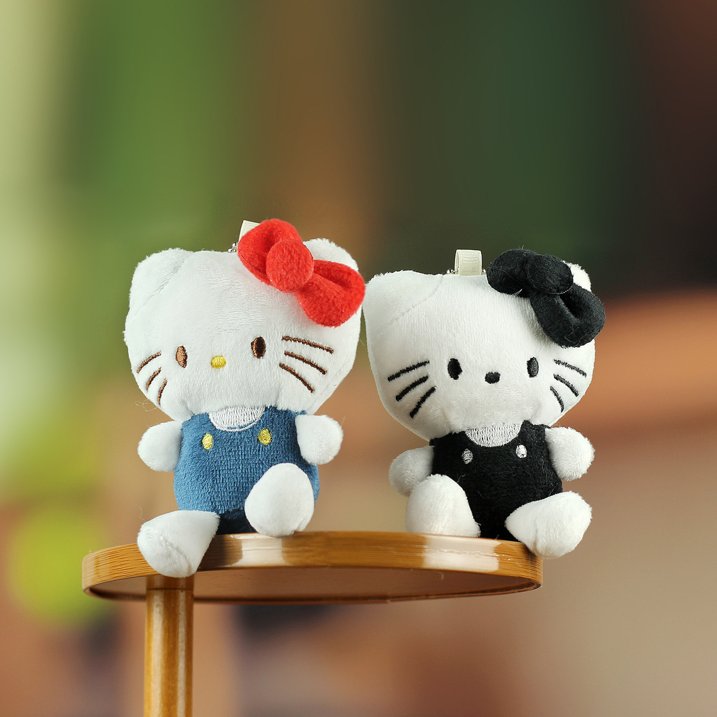 Catuones animadas lindas Hello Kitty bolsas de peluche colgantes de regalo de llaves