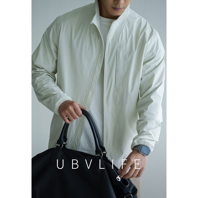 Four-Way Stretch Lightweight Breathable Slim-Fit Sports Jacket for Men 2026 Spring New Style Wear-Resistant Zipper Stand Collar Casual Jacket Four-Way Stretch Lightweight Breathable Slim-Fit Sports Jacket for Men 2026 Spring New Style Wear-Resistant Zipper Stand Collar Casual Jacket