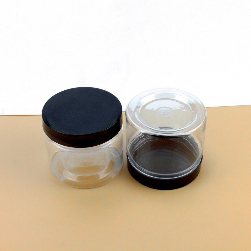 65口100ml透明pet瓶胡椒粉孜然粉椒盐食品级包装塑料罐