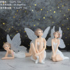 Net Red Little Fairy Dancing Ballet Girl Fairy Fairy Cake Decoration Swing Angel Feather Baking Plug -in