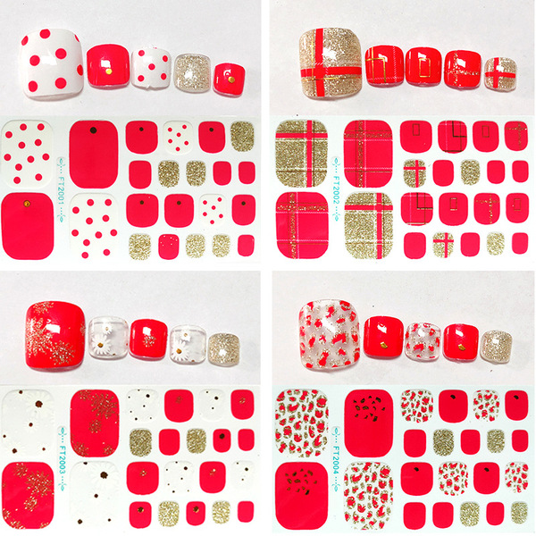summer fake nails