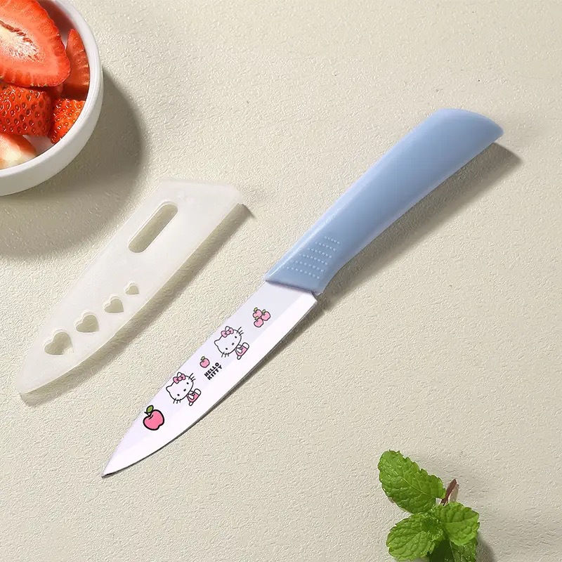 [blue] a fruit knife (comes with knife cover)