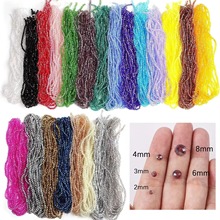 2/3/4/6/8mm����܇݆����diy�Ʒ���ˮ��ɢ��͸����ͨɫ����