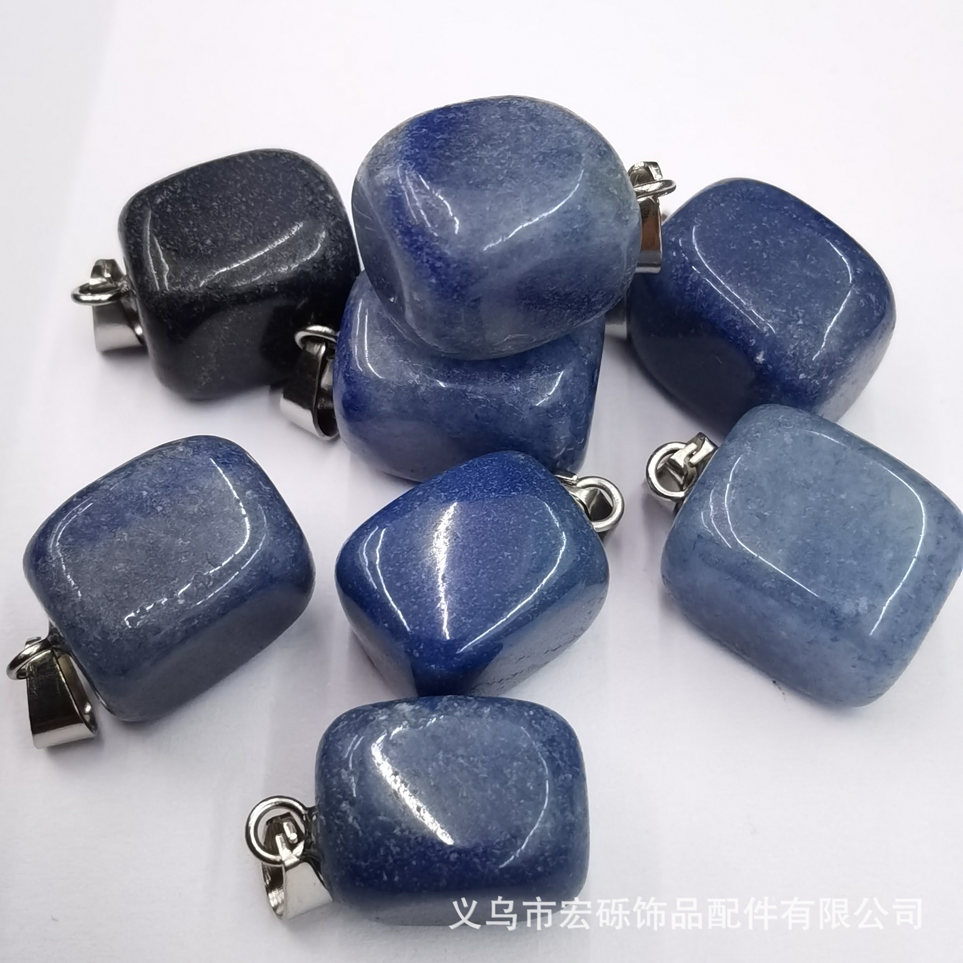 Fábrica directa piedra rodante de cristal de ágata natural irregular irregular colgante amorfo accesorios accesorios accesorios al por mayor